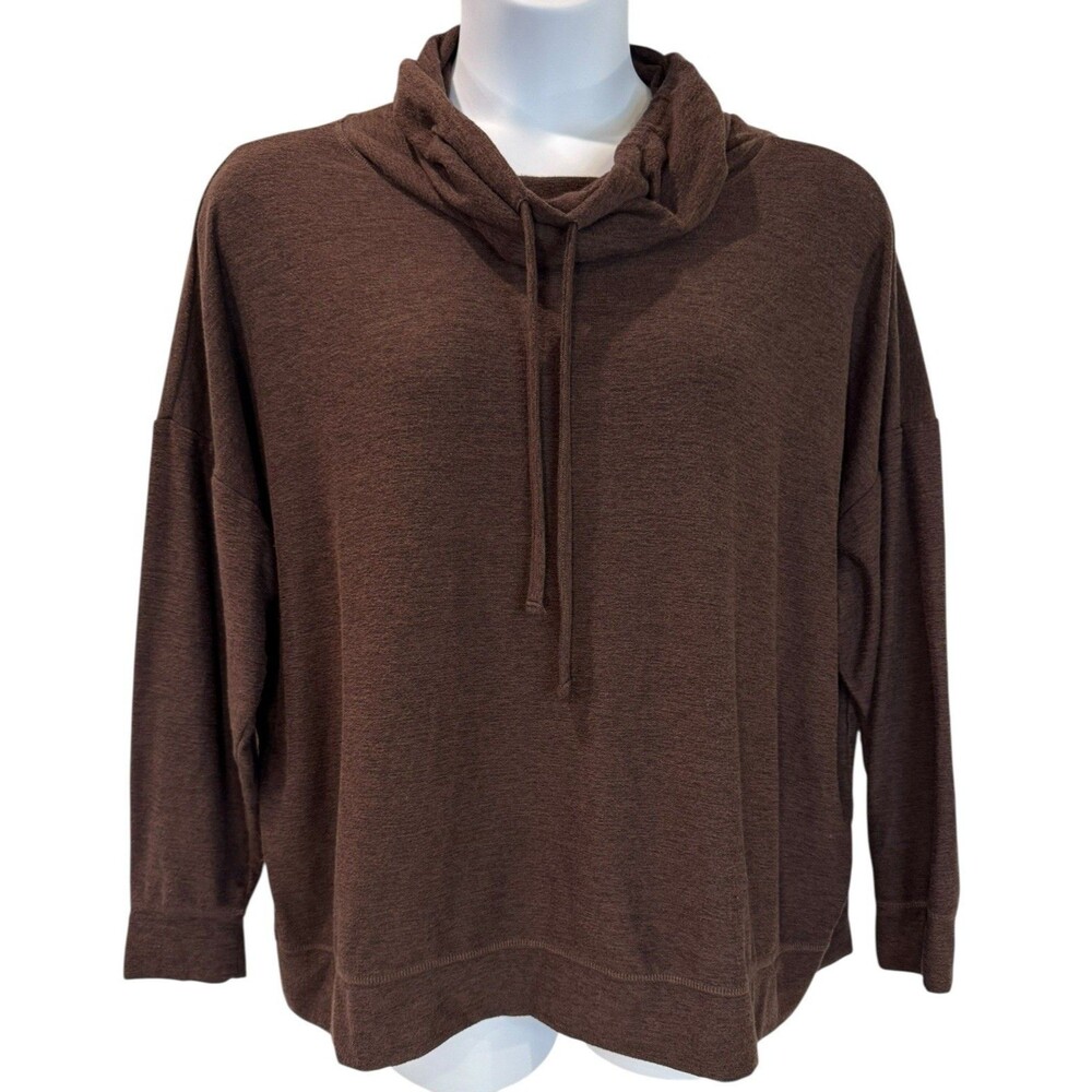 Maurice’s Women’s 2x Brown Cowl Neck Pullover Sweater Long Sleeve
